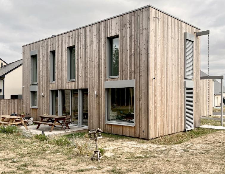 architecture maison passive louverné mayenne 53 bois cf.architecture
