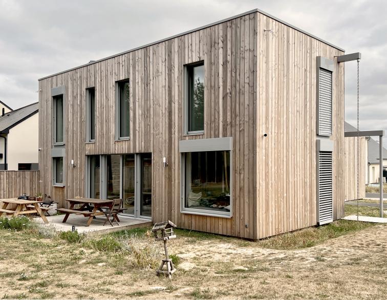 architecture maison passive louverné mayenne 53 bois cf.architecture