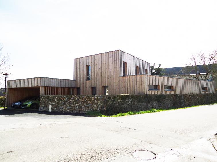 cf architecture ossature bois bardage bois mayenne 53 