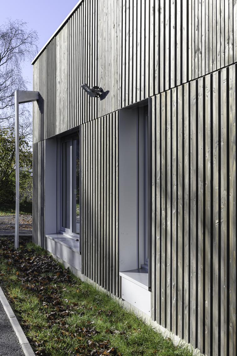 Vitré accueil périscolaire cf architecture terre crue bois écologie construction ar ruskenn