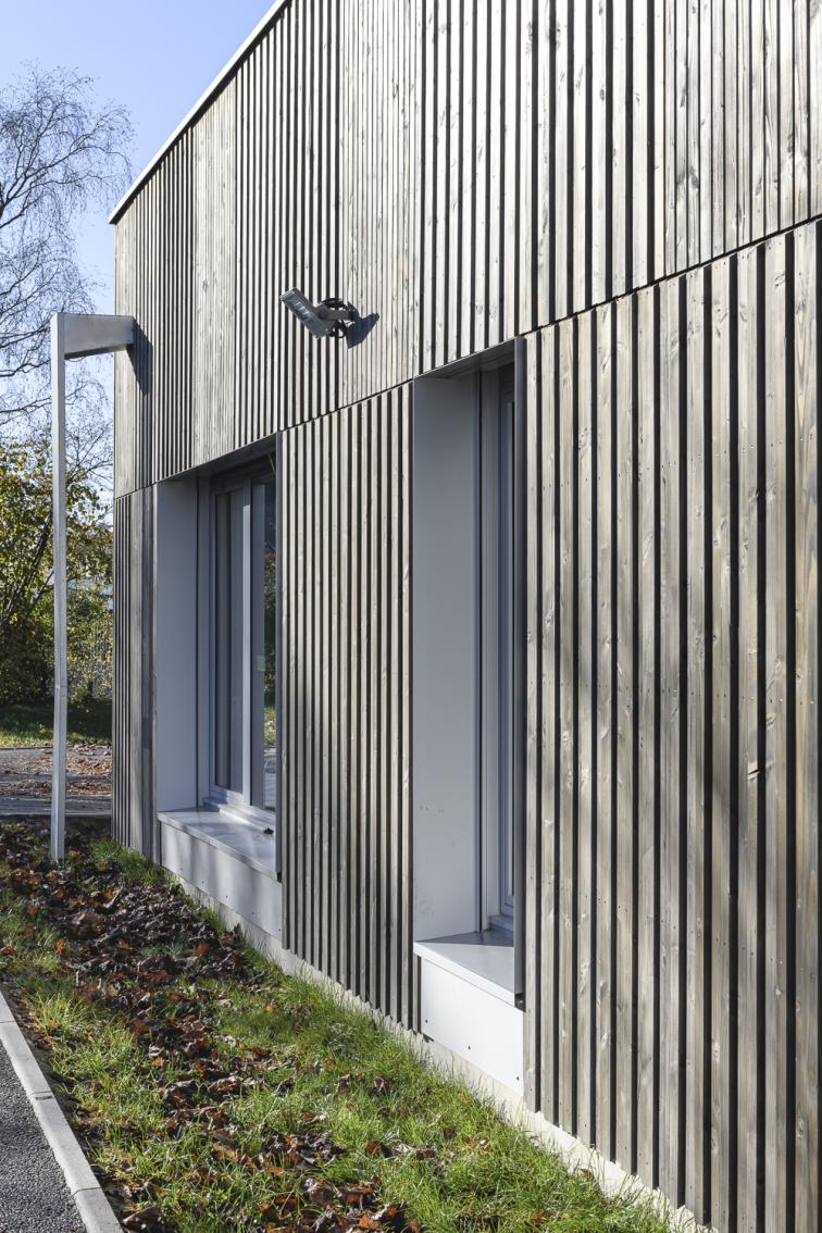 Vitré accueil périscolaire cf architecture terre crue bois écologie construction ar ruskenn