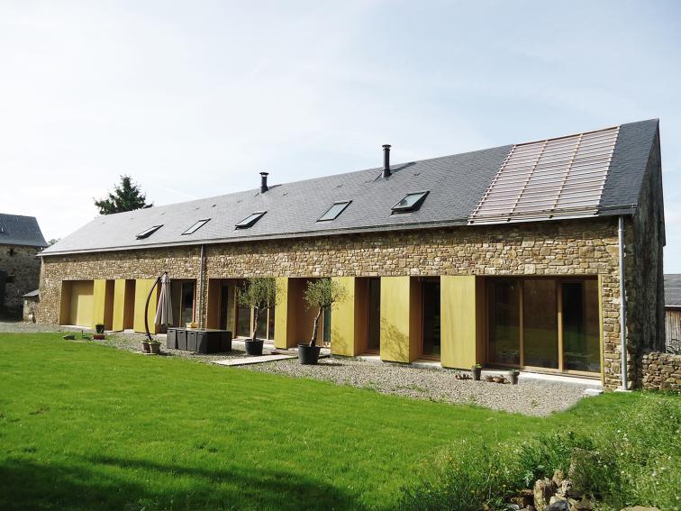 cfarchitecture ille et vilaine 35 ossature bois réhabilitation pierre architecture contemporain 