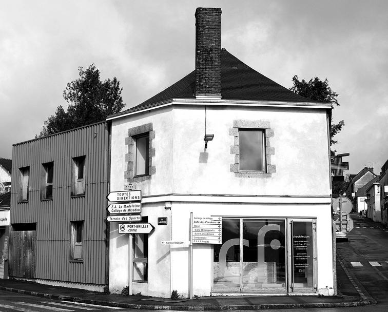 cf architecture ossature bois réhabilitation bardage fibro ciment agence 35 53