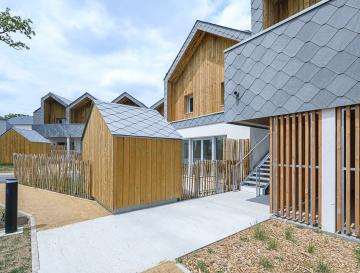 architecture louverné mayenne pays de la loire bois ardoise logements cf.architecture