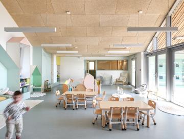 MAM Auvers-le-Hamon 72 Sarthe Paille Bois Construction cf.architecture architecture chantier 